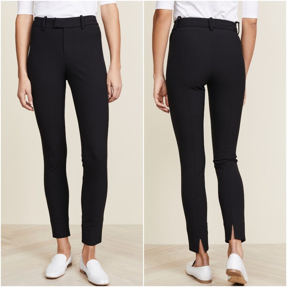 NWOT AYR The Arrow Pant black 6 slim slit